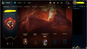 Conta lol lvl 389 107 skin - League of Legends