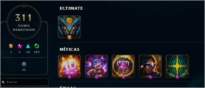 Conta lol 845 skins, valor negociável. - League of Legends