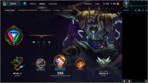 CONTA PRATA 3 70 CHAMPS 14 SKINS - League of Legends LOL