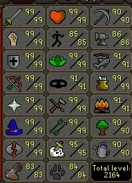 Osrs account 126 combat 2164 ttl AND GAME ACC - Runescape