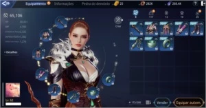 Conta Mir4 level 62 - Todos os itens Raros