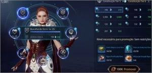 Conta Mir4 level 62 - Todos os itens Raros