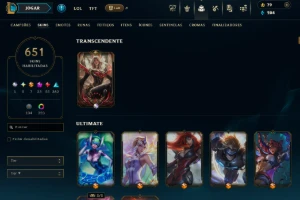 Conta League Of Legends (Skins Limitadas) LOL