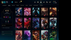 Conta LOL unico dono, mais de 450 skins - League of Legends