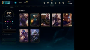 Conta LOL unico dono, mais de 450 skins - League of Legends