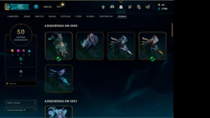 Conta LOL unico dono, mais de 450 skins - League of Legends