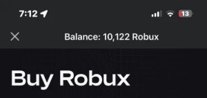 Conta com 10000 robux - Roblox