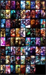 Conta Prata 2 Full Champs 70 Skins - League of Legends LOL