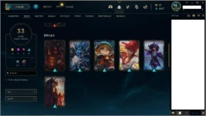 Conta LOL Diamante II - League of Legends