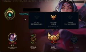 Conta smurf platina season 7 - League of Legends LOL