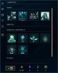 Conta smurf platina season 7 - League of Legends LOL