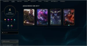 Conta smurf platina season 7 - League of Legends LOL