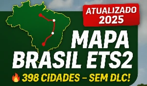 Mapa do Brasil para ETS2 PC - Softwares and Licenses