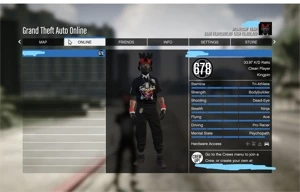 GTA V PC - 1 BILHÕES- LVL 8000- 100% LIBERADO- 20 TRAJES MOD