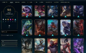 Conta League Of Legends - 90 Skins - Unranked - Entrega Auto LOL