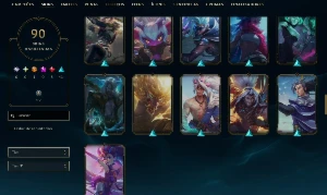Conta League Of Legends - 90 Skins - Unranked - Entrega Auto LOL