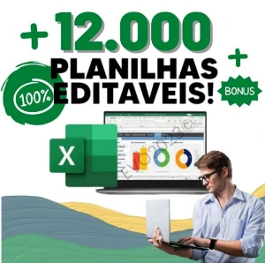 12 mil planilhas Excel