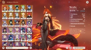 Conta Genshin Impact | Mavuika + Neuvillette + Arlecchino