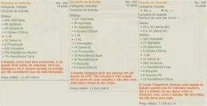 Vendo set Bububo Helioboros - Dofus