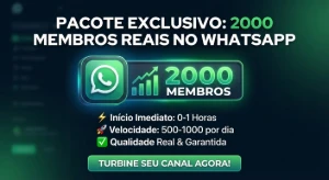 2000 Membros Br's Para Seu Canal De Whatsapp
