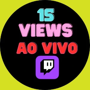 15 Views ao vivo na sua live da twitch por 1 dia - Redes Sociais