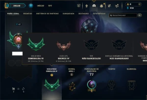 Esmeralda 4 com 50 Champs e 8 Skins - League of Legends LOL