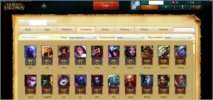 Conta lol Gold V,137 skins - League of Legends