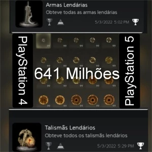 Elden Ring - 641 Milhões de Runas + Brindes PS4/Ps5