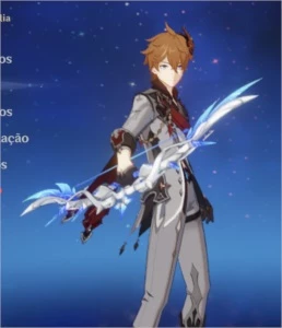 Childe + estrela invernal, Mona, Túmulo. 54 destinos - Genshin Impact