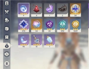 Childe + estrela invernal, Mona, Túmulo. 54 destinos - Genshin Impact