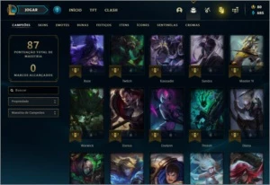 CONTA PLATINA SMURF MMR ALTO - League of Legends LOL