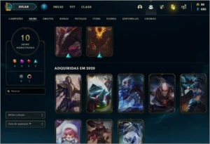 CONTA PLATINA SMURF MMR ALTO - League of Legends LOL