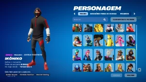 Conta Fortnite: 218 Skins: Wonder, Ikonik, Glow, Travis Scot