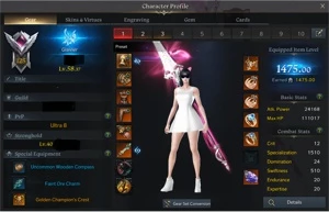 V> no precinho-Kazeros 1475 gs + 5 ALTS 1370+ - Lost Ark