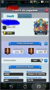 Conta de Clash Royale nv 11 Todas as Lendárias Barato!