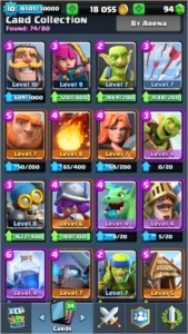 Conta Clash Royale com 9 Lendárias