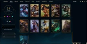 Conta diamante 1 75% winrate - League of Legends LOL