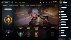 Conta League Of Legends Plat3 C/Skin Zoe e Irelia Prestígio LOL