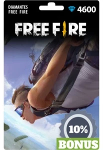 Free Fire: 4.600 Diamantes + 460 Bônus