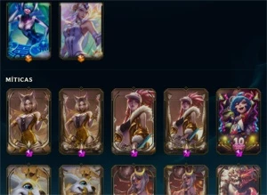 Conta LoL - Diamante 2 Flex - 263 skins Mono Akali - League of Legends