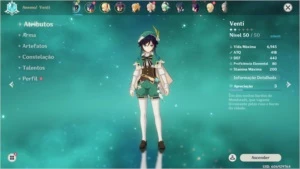 AR 30 Venti, Mona Jean - Genshin Impact