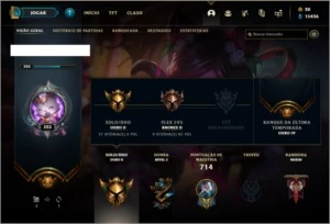 Conta ouro 2 com TODOS os champs e 221 skins - League of Legends LOL