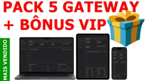 Gateway De Pagamentos Pack com 5 + Promoção SÓ HOJE - Sites, Lojas e Sistemas Prontos Sites e Scripts