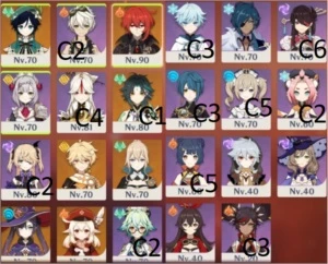 Genshin Impact END GAMEDiluc Klee Venti Jean Mona  XIAO