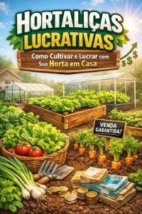Hortaliça Lucrativa: cultive hortaliças no conforto casa!