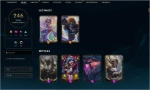 Conta League of Legends LOL