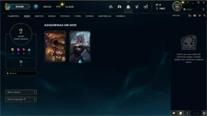 Conta lol Diamante 2, lvl 42 - League of Legends