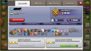 Conta clash- cv8 full - Clash of Clans