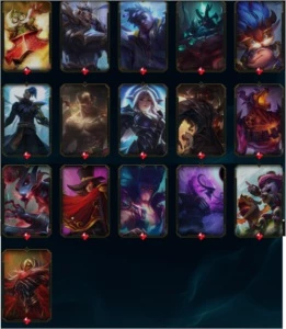 conta league of legends 225skins LOL