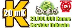 Talkasha 20 Milhões Kamas - Dofus - Servidor